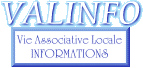Valinfo: La vie associative locale