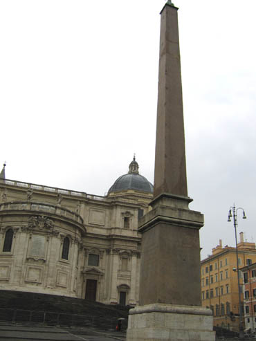 L'oblisque de la piazza Esquilino