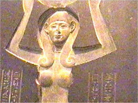 La d�esse du ciel Nout